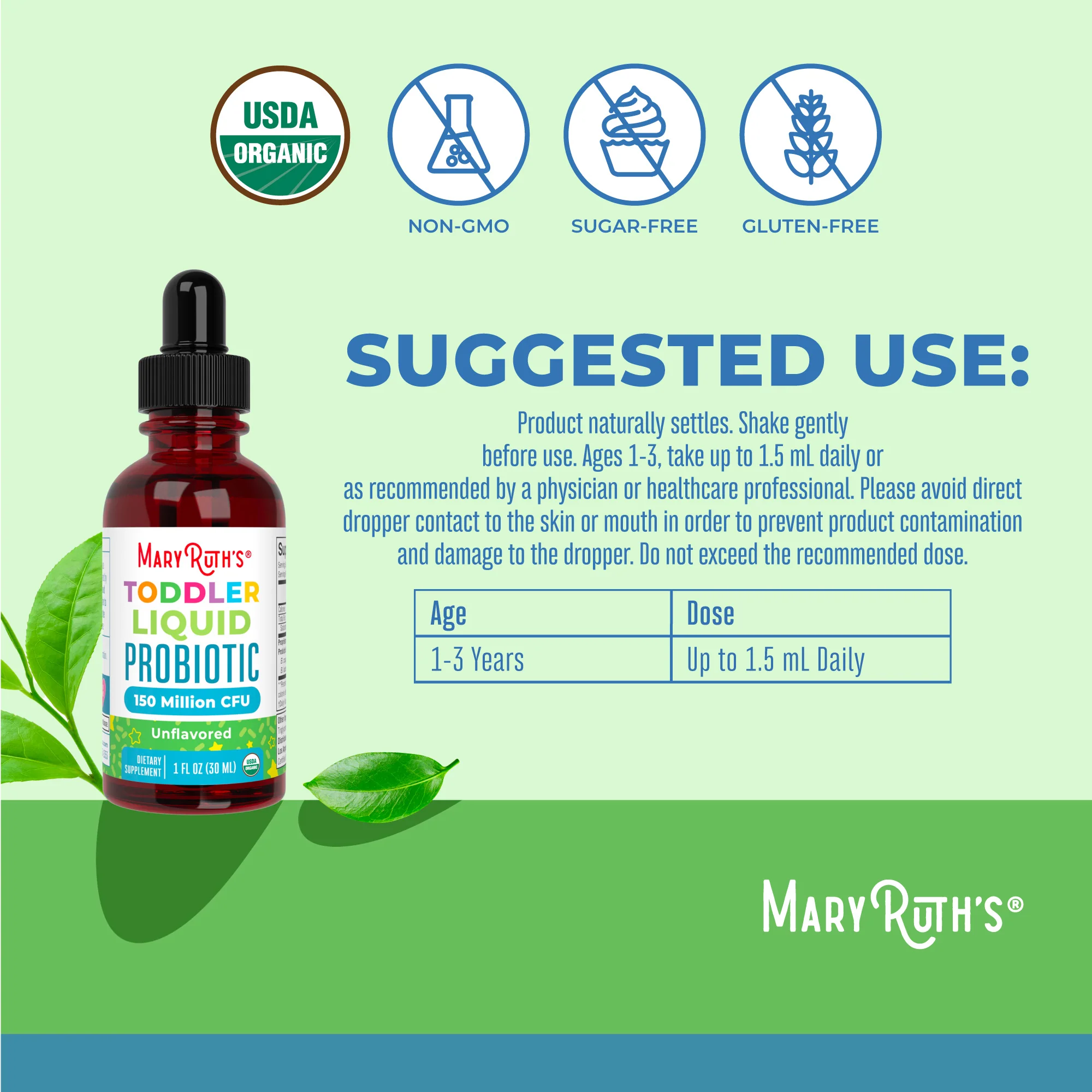 CoComelon Organic Toddler Liquid Probiotic - Image 3