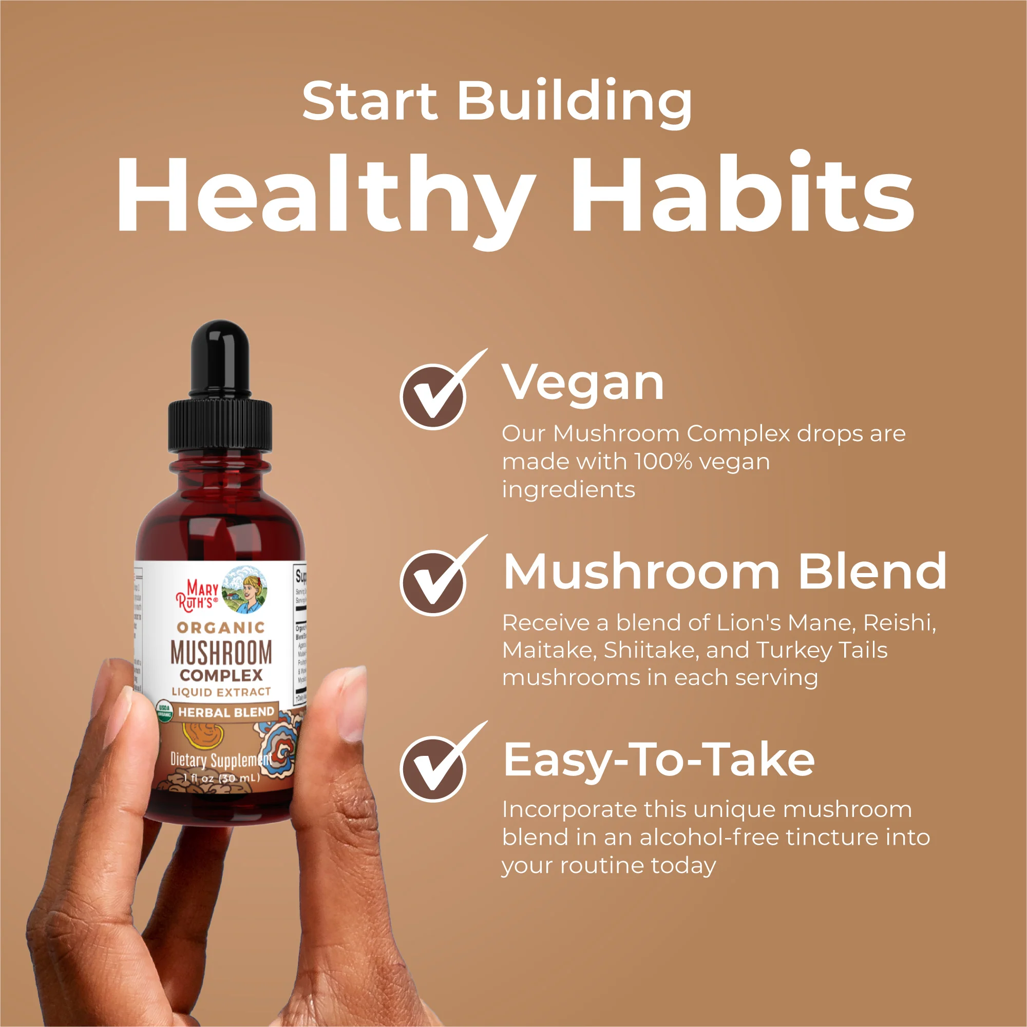 Organic Mushroom Complex Liquid Drops - Image 5