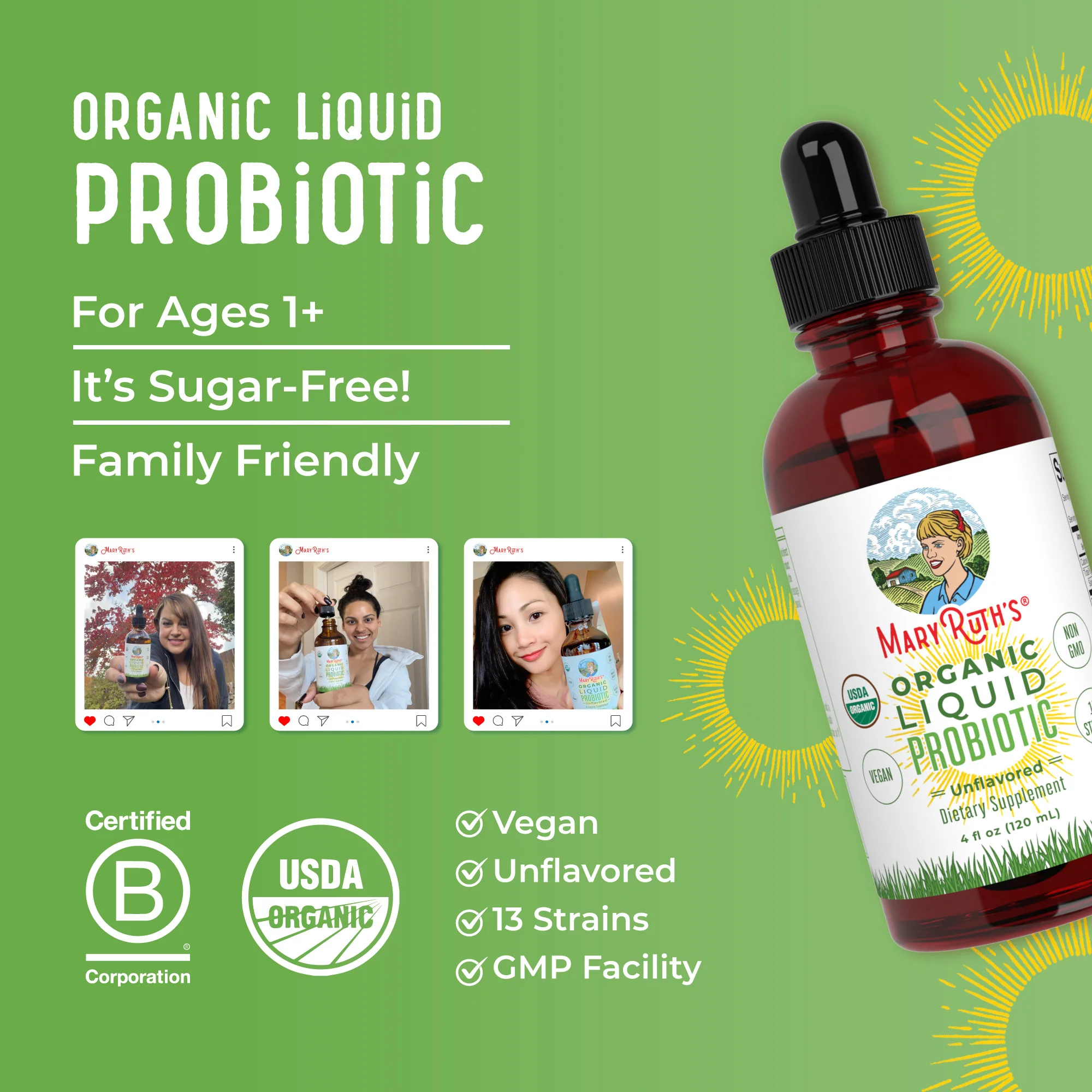 Organic Liquid Probiotic 4oz - Image 8